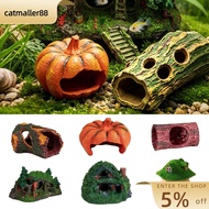 CATMALLER88 Small Shrimp Shelter, Microlandscape Ornaments Realistic Hideout Cave, Creative Resin No