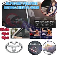 Magnetic Toyota MPV Sunshade Side Window Curtain magnet alphard vellfire estima avanza innova sienta wish acr30 acr50 an