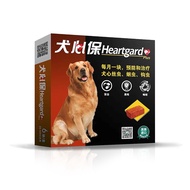 Heartgard Plus for Dogs Tẩy Giun Phòng Ngừa Cho Chó Mọi Kích Thước Hộp 6 Viên Nhai