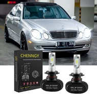 สำหรับ Mercedes Benz W211 W210 W124 W212 W204 W203 W205 W220 W221-หลอดไฟคู่ H7 Combo LED ไฟหน้าลำแสง