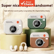 SPRISE Q87 Earphones Wireless Bluetooth TWS Clip-on Headsets 36H-Long-Battery LED-Power-Display Nois