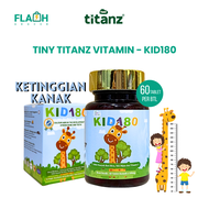 TINY TITANZ KID180+ / KID180 / IQ160 VITAMIN 60 TABLETS (untuk kesihatan mata tingkatkan daya ingata