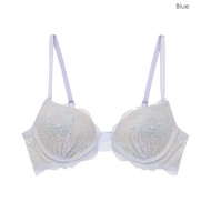 Annebra บราเสริมทรง ตะขอหลัง มีโครง มีฟองน้ำ Push up Mold bra Bloom Up รุ่น AU1-655