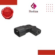 BLACKLINE CO256 C14 MALE TO C13 FEMALE L SHAPE RIGHT ANGLE CONVERTER