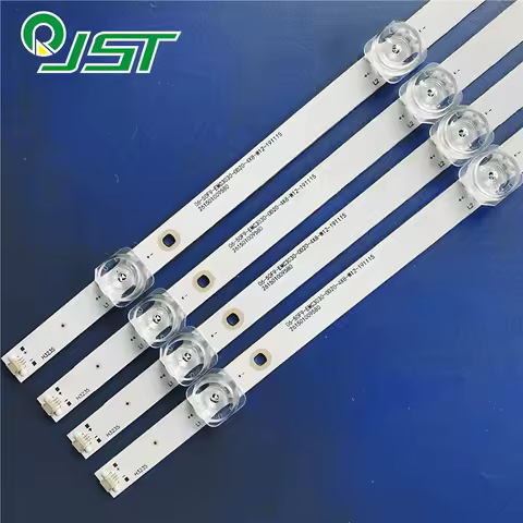 100% New 4pcs/Kit LED Strips for 50 TV 06-50F9-EMC3030-0D20-4X8-W12-191115 06 50F9 EMC3030 0D20 4X8 