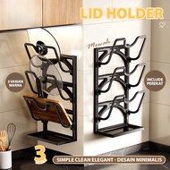 Chopping Board Rack, Clamp-On HOLDER, Pot Lid HOLDER Multipurpose Kitchen Shelf/ Chopping Board Hold