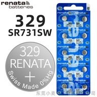 Swiss Renata Watch Battery 329 SR731SW Quartz Electronic Watch Button Battery 1.55v Silver Oxide