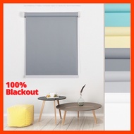 Bidai Hotel 100% Blackout Roller Blind for Window / Curtain Blind / Tirai Tebal Tingkap Bilik Murah