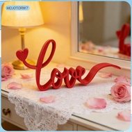 [mojotorw7] Love Sign Block Letters, Vintage Stylish Rustic Cutout Love Sign Word Decor, Standing Lo
