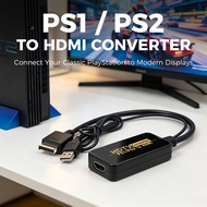 1080P PS1 PS2 to TV HDMI Converter Adapter Cable For PS2 PS1 PlayStation Game Consoles With USB Powe
