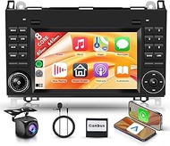 8 Core 4+64G 7 Inch Android Car Radio for Mercedes-Benz A-Class W169/B-Class W245/Viano/Vito W639/Sp