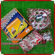 koza)zu|chain,Vx$sprocket*tB~set?Op~yamaha?t~stx125,>r}RS100,kawasaki>h}wind125>r} model chrome