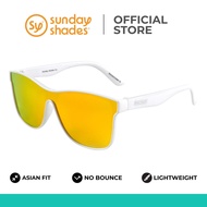 Sunday Shades Golden Dreams Flare Asian Fit, Bounce Free Unisex Sunglasses.