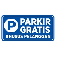 FREE ACRYLIC PARKING SIGN FOR CUSTOMER ONLY