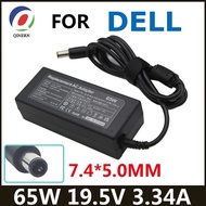 19.5V 3.34A 65W 7.4*5.0mm Penyesuai Pengecas Laptop AC Untuk Latitude E5250 E5440 E5450 E5540 E5550 