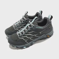 Merrell 戶外鞋 Moab FST 2 GTX 女鞋 登山 越野 耐磨 黃金大底 防水 灰 綠 ML500090 26cm STORM