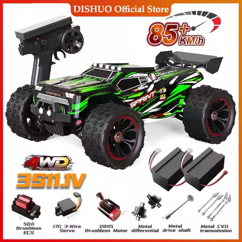SCY9522PRO 85KM/H High Speed RC Car Brushless 4WD Off-Road Drift Remote Control Car 1:16 Professiona