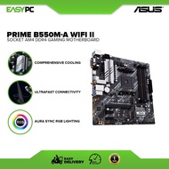 EasyPC| Asus Prime B550M-A Wifi II/B550M-A Socket Am4 Ddr4 Motherboard| Aura Sync RGB| microATX