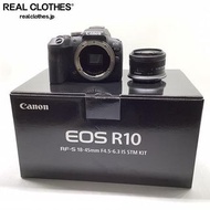 [未使用] Canon/佳能 EOS R10 微單單鏡頭相機/鏡頭 RF-S 18-45mm F4.5-6.3 IS STM /080