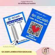 GCASH LAMINATED SIGNAGE