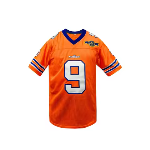 90s Football Jersey for Party,Bobby Boucher #9 The Waterboy Sandler 50th Anniversary Movie Football 