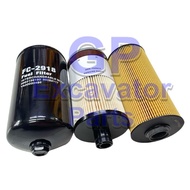 XE370D / 6HK1 Hydraulic Excavator Engine Diesel Fuel Filter Set (3pcs x 1Set)