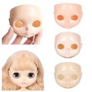 1/6 Blyth Diy Doll Dolls Faceplate With Backplate 30cm Plastic Blyth No Makeup Face And Screw Toys A