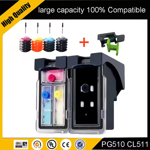 Compatible PG-510 CL-511 Ink Cartridge for Canon MX330 MX3510 MX350 MX360 MP260 MP270 MP272 MP280 MP
