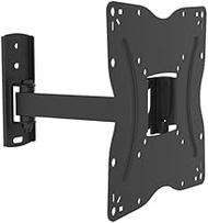 TV Wall Mount, Swivelling Tilting TV Bracket for 17-42 Inch Flat & Curved TVs or Monitors up to 25 k
