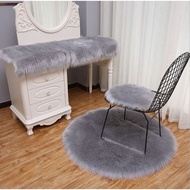 Fur Rugs for Dressing Tables, Chairs, Shelves Alas Meja Table Cloth