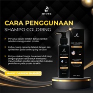 Terjangkau My Iwe Hair Coloring Black Shampo Original- My Iwe Shampo