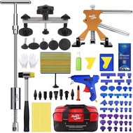 Super PDR Complete Paintless Dent Removal Tools Set, Reusable PDR Dent Puller Kit with Aluminum Dent