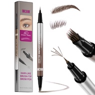 Today's New Product/TK Hot-selling W3W Double-Headed Brush Head Eyebrow Pencil Waterproof Sweat-Proo