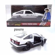 Toyota Ae86 Trueno Initial D Hollywood Rides Jada 1 / 32 Diecast