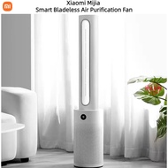 Xiaomi Mijia MI Smart Leafless Fan Air Purification Electric Fan Purification Fan Filter Tower Fan Air Purifier LED Formaldehyde Removal PM2.5 Household DC Electric Fan Safe Fan
