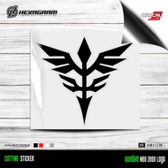Gundam Zeon Insignia Cutting Sticker | Gundam Zeon Insignia Stickers