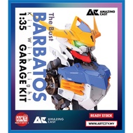 (READY STOCK) Amazing Cast - Gundam Barbatos Lupus Head Bust Full Resin Kit -  1/35th Scale