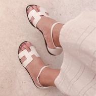 全新🈶️鞋盒37.5碼❤️ #愛馬仕 #白色 #H涼鞋 #H拖鞋 #低跟涼鞋