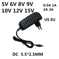 【Worth-Buy】 Ac 110-240v To Dc 5v 6v 8v 9v 10v 12v 15v 0.5 1a 2a 3a Universal Power Adapter Supply Charger Adaptor Eu Us For Led Light Strips