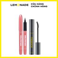 Combo Lemonade Bút kẻ mắt Lemonade SuperNatural Eyeliner 1g & Chuốt mi tơi dài lâu trôi Lemonade Soa
