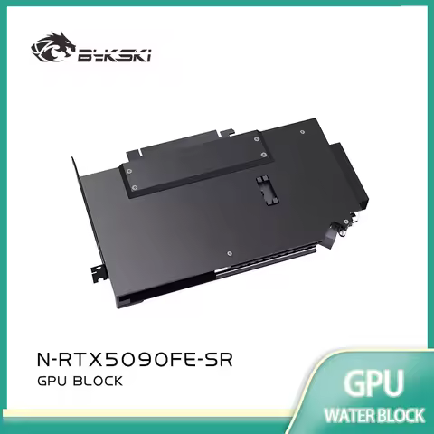 Bykski All Metal GPU Block for NVIDIA RTX5090 Founders Edition Graphics Card PC Cooling Copper Radia