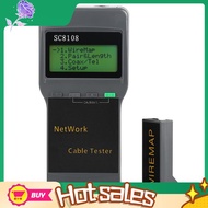 saobRJ45 Lan Network Cable Tester SC8108 Network Cable Tester STP UTP Ca5e Cat6 Network LAN Length C