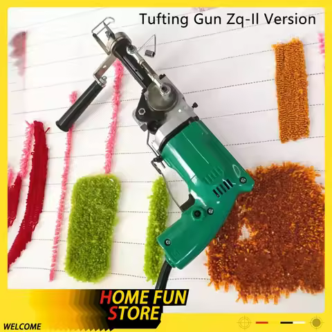 Tufting Gun Zq-Il Tufting Carpet Machine Electric Carpet Tufting Gun Loop Pile Cut Pile Kit Customiz