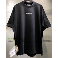 Sticker Vetements Men Tshirts 11 280G Combed Cotton Vetements Tees Vetements T