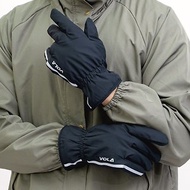 VOLA維菈 防風手套 機車手套 觸控手套 反光設計 男款 黑色