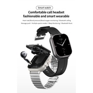 D8 Smart Watch Bluetooth Headset Two-in-One Full Screen Touch Bluetooth Call Sports Watch Heart Rate