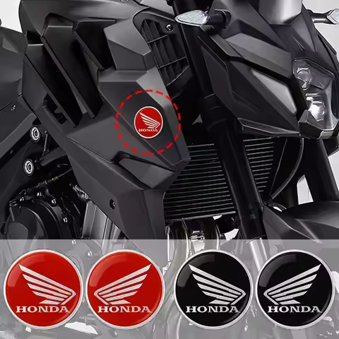 3D Metal Motorcycle Decal Emblem LOGO circular decal For Honda CBR1000RR CBR600RR CB1000R CB1100 CB6