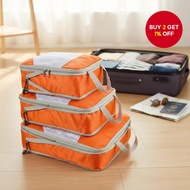 Travel Compression Bags Set of 3 Waterproof Luggage Organizers