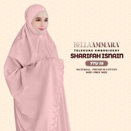 Telekung Bella Ammara Embroidery Sharifah Isnain Collection