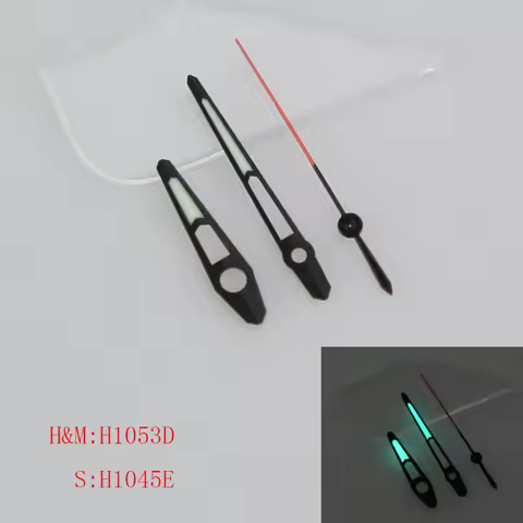1053 Cut Face Super C3 Green Luminous Fit NH34 35 36 38 70 Automatic Movement SKX007 Watch Hands